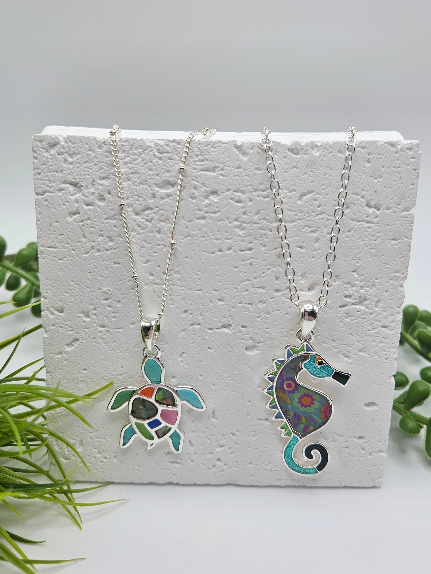 Seahorse & Turtle Chains