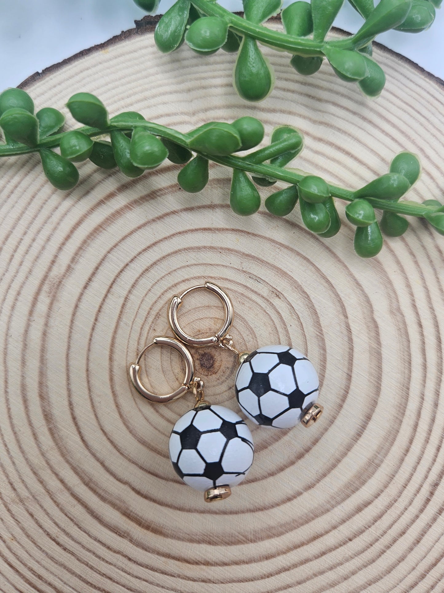 Soccer Earrings