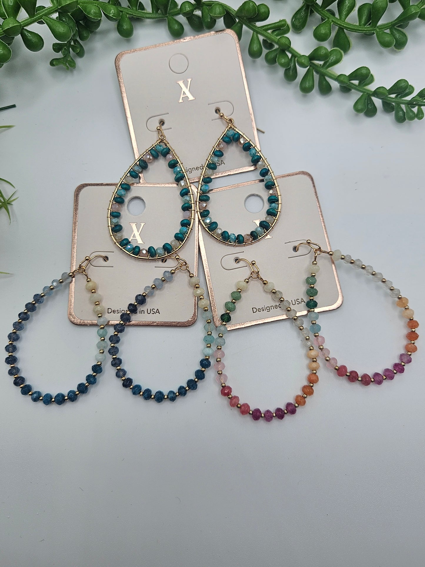 Multicolor Stones Earrings