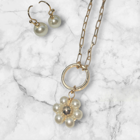 Flower Pearl Set