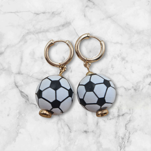 Soccer Earrings