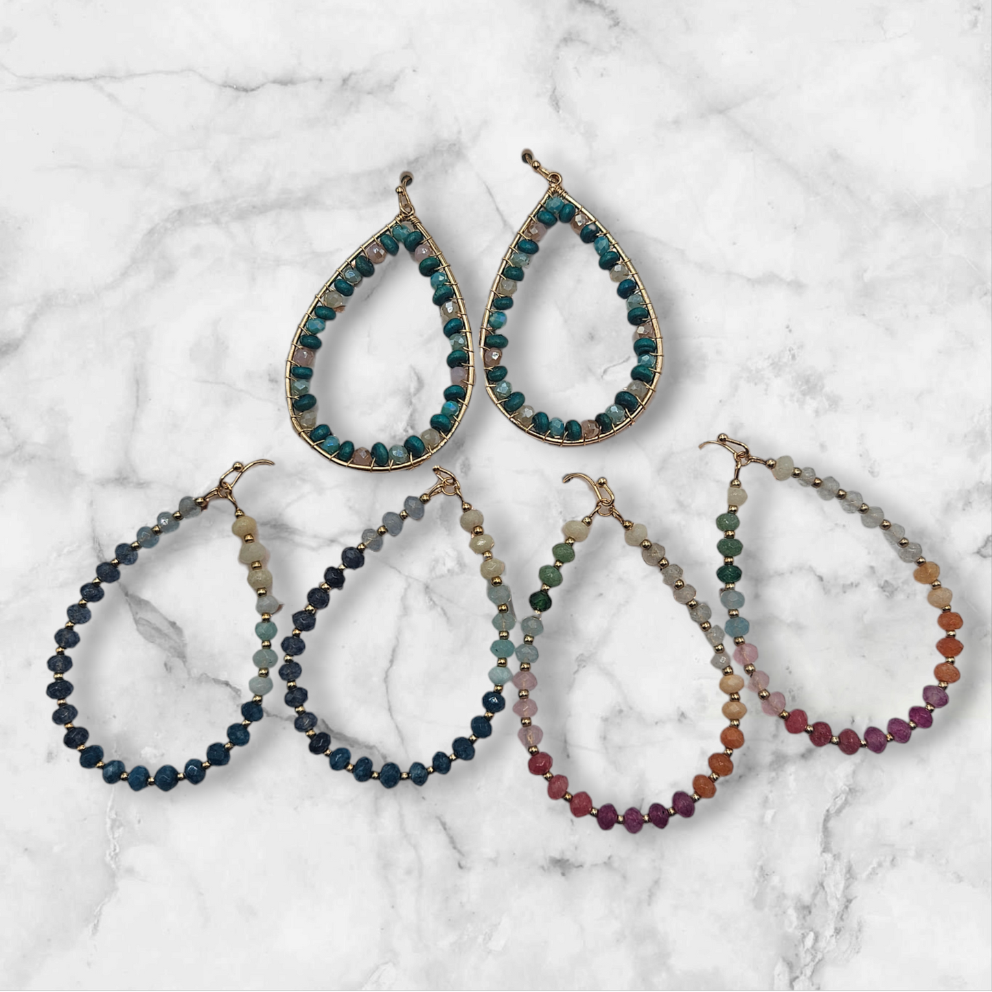 Multicolor Stones Earrings