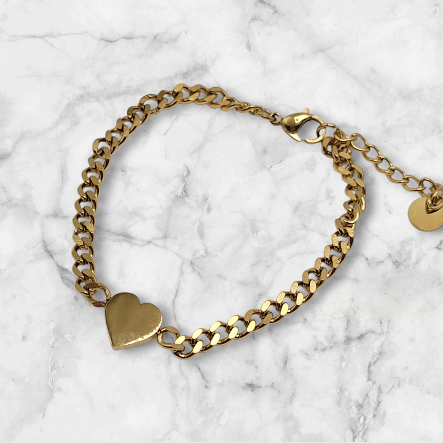 Gold Heart Bracelet